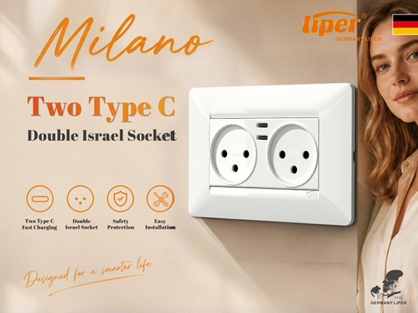 Liper Unveils New Dual Socket Series with USB-C Options, Crafted for Safety and Versatility
