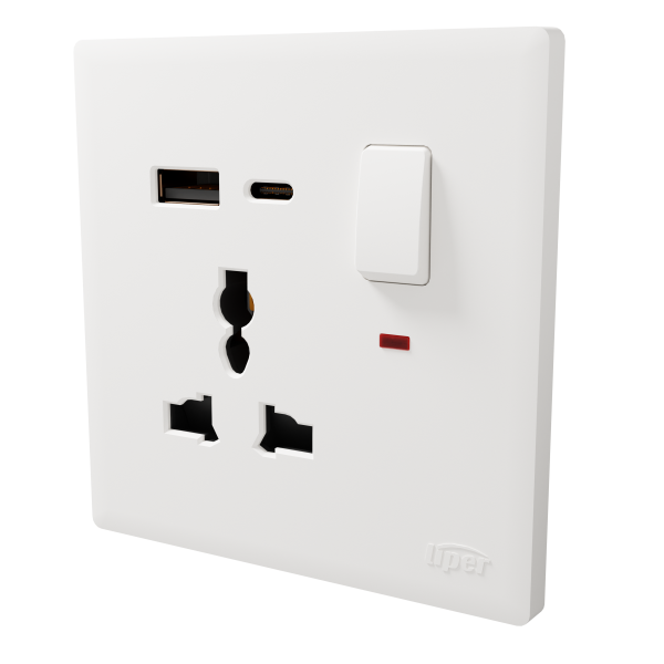 Londinium Flat-1-3USB+C